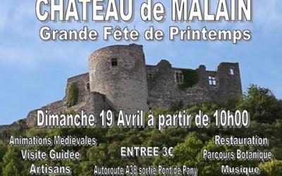 Fête du printemps au château de Mâlain