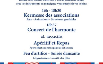 Festivités du 14 juillet 2019