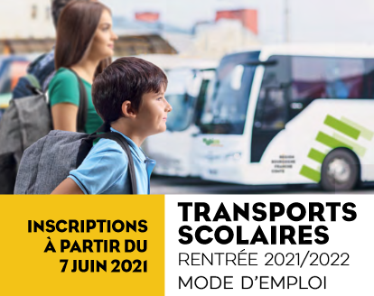 Transports scolaires : ouverture des inscriptions 2021/2022