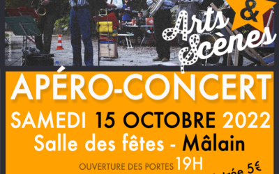 15 octobre : apéro-concert « Arts et Scènes »