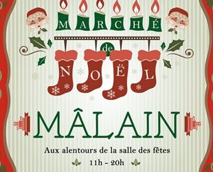 Marché de Noël de Mâlain – 9 décembre