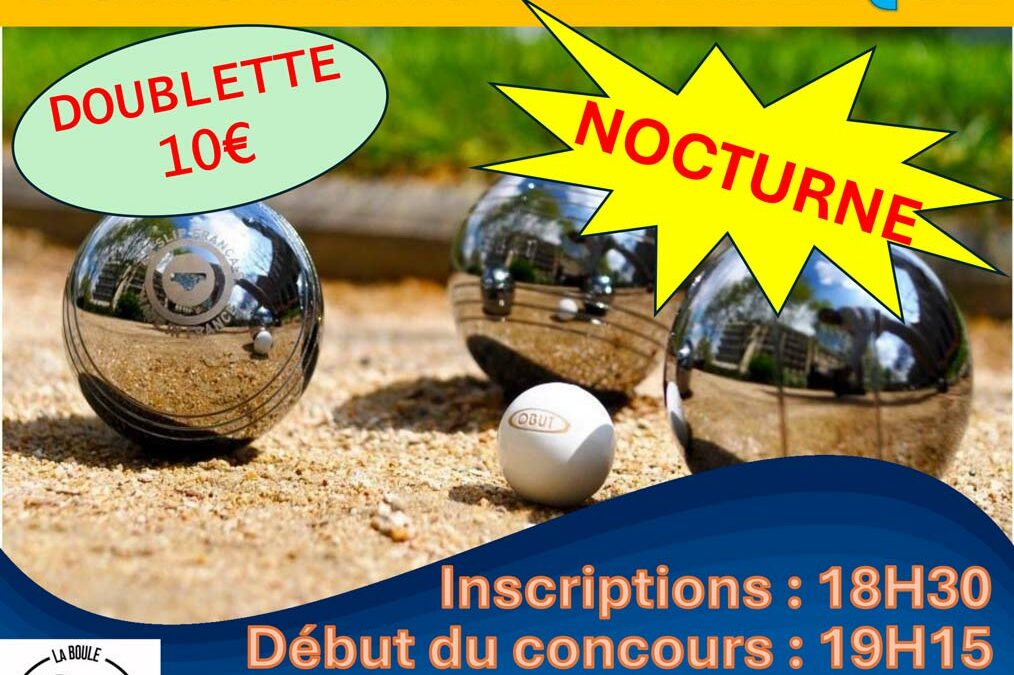 Concours de Pétanque à Mâlain – Nocturne !