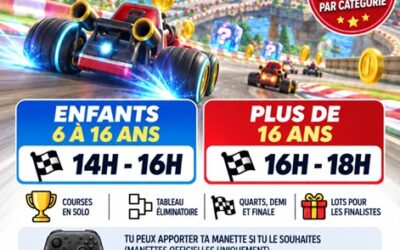 07 novembre : Tournoi de jeu vidéo